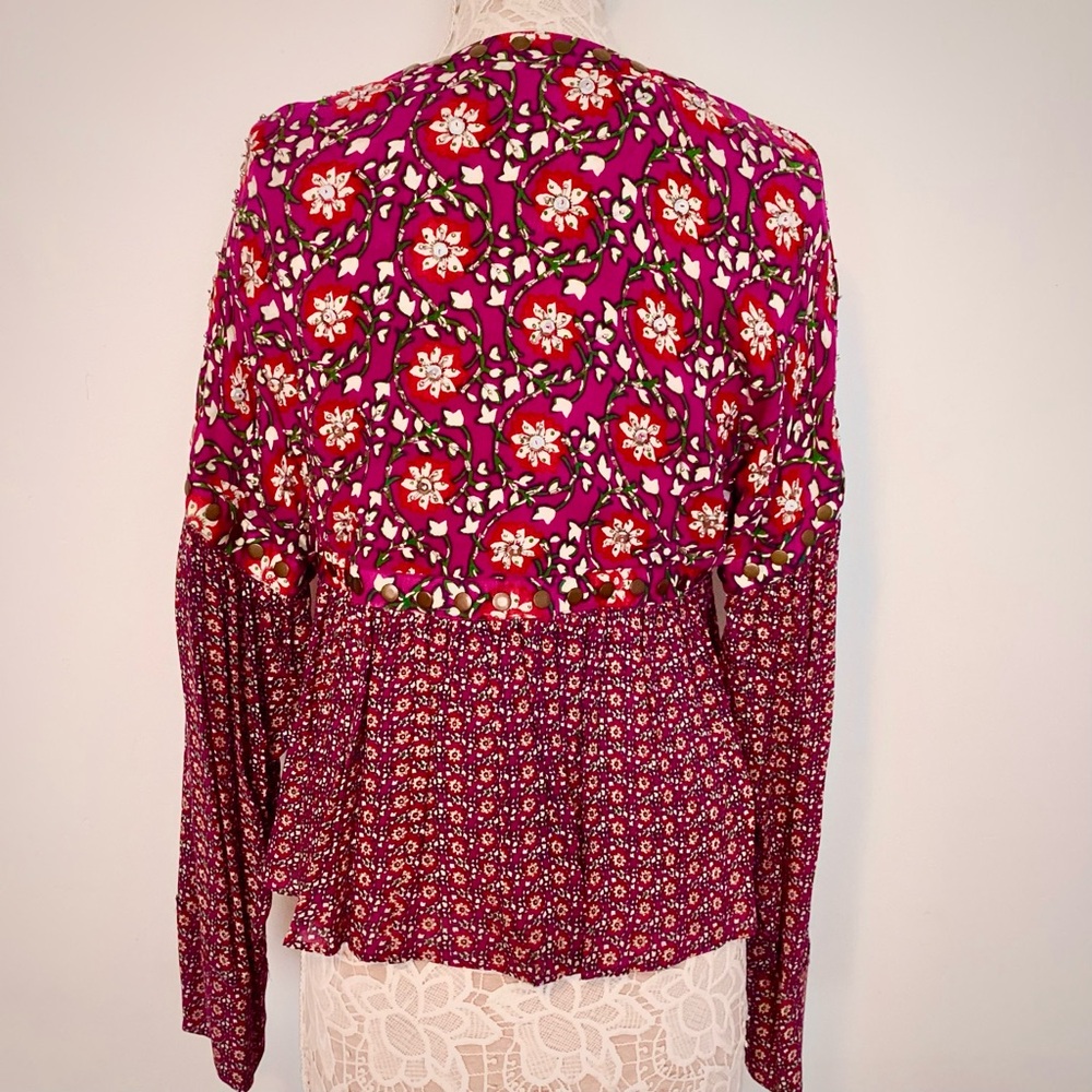 Free People Boho Jacket Floral - Picture 3 of 9